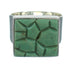 Sterling Silver Turquoise Inlay Ring Size 8-3/4 QX69104
